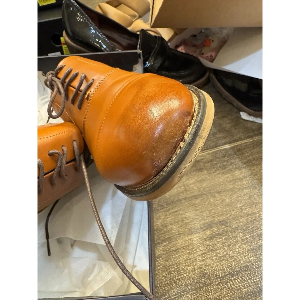 Bruno Marc Louise 2 Cap Toe Brown Dress Oxford‎ Shoe